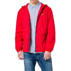 Tommy Jeans pánská červená bunda - L (XNL)